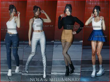 Nola and Meluminary clothing part no 1