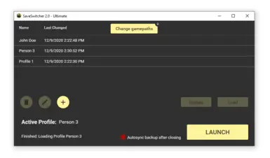 SaveSwitcher 2 (Profile Manager)