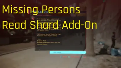 Missing Persons Read Shard Add-On