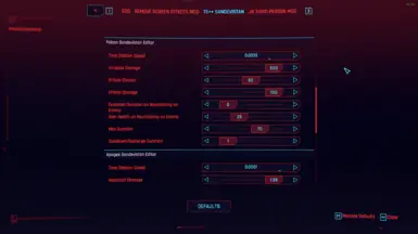 T5++ Sandevistan Setting