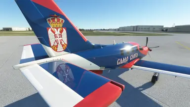 TBM 930 Livery Serbian Flag Theme