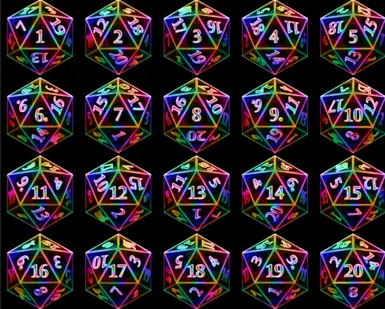 Dice Rainbow Dark