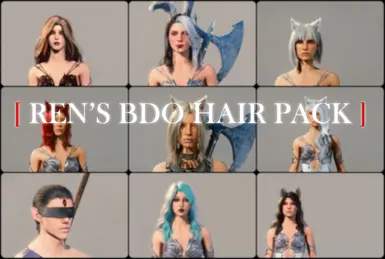 Ren's Divine Hair Pack 3