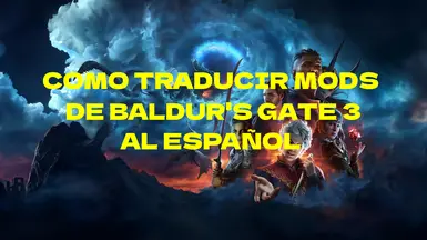 TUTORIAL - Como traducir mods de Baldur's Gate 3