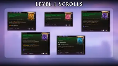 Level 1 Scrolls