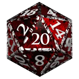 Dice Sanguine Silver