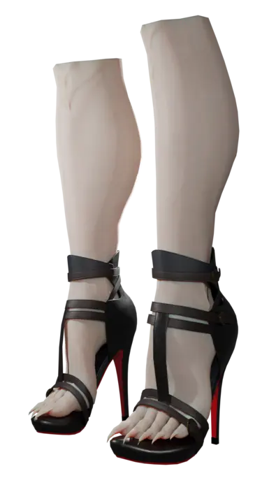 Open toe stiletto variant