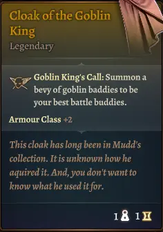 Cloak of the Goblin King