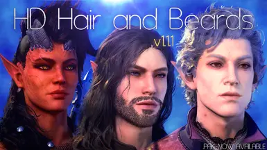 HD Hair and Beards v1.1.1 (.PAK NOW AVAILABLE)