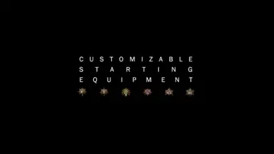 Customizable Starting Equipment