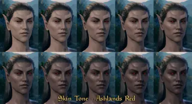 Skin Tones - Ashlands Red