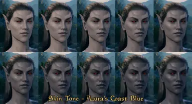 Skin Tones - Azura's Coast Blue