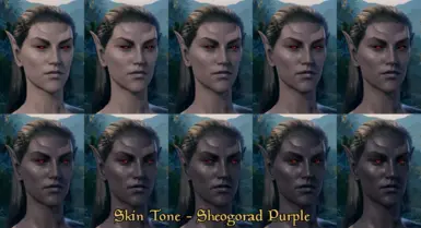 Skin Tones - Sheogorad Purple