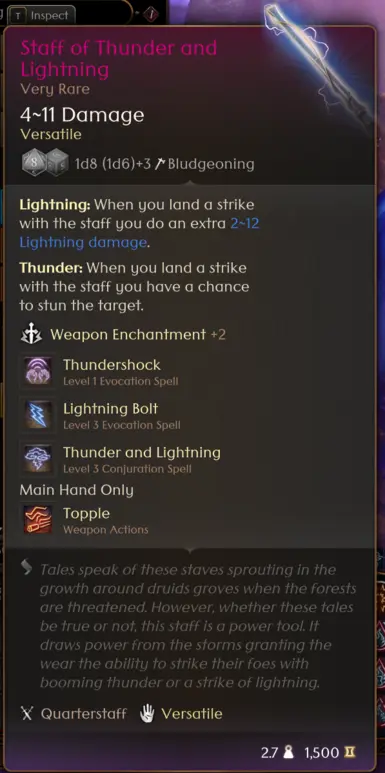 Staff of Thunder and Lightning