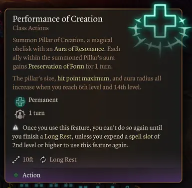 Performance of Creation