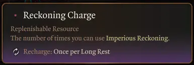 Reckoning Charge (Resource)