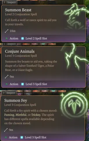 Spell List Adjustment - Circle of Shepherd Spells For Others