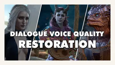 Dialogue Voice Quality Restoration (DVQR)