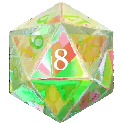 Mango Prism Dice