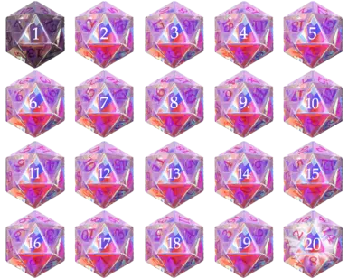 Retro Prism Dice