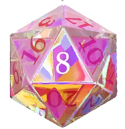 Sunset Prism Dice