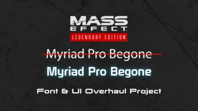 Myriad Pro Begone