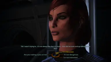 FemShep can flirt with Tali