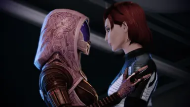 FemShep/Tali romance scene