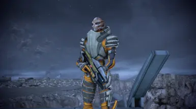 Turian Female wearing ME1 armour