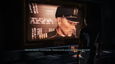 Shepard connects to Hackett (Pre-Suicide Mission)