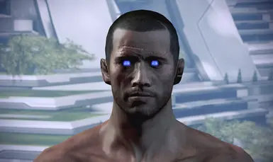 Dark Blue Illusive Man eyes