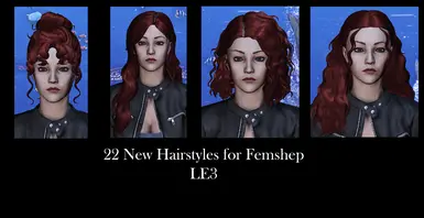 Morning's Hairstyles for Femshep LE3 PT3