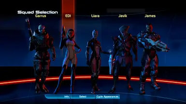 Squad Selection - Default Appearance