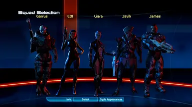 Squad Selection - DLC Dark Outfit