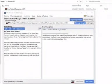 Mod Manager Install Demo