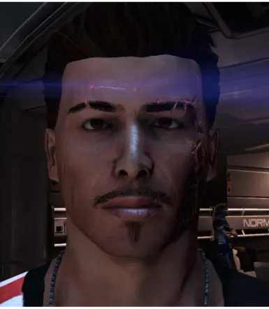 Mass Effect 3 with Renegade Scars