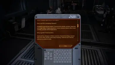 One of Mordin's datapad