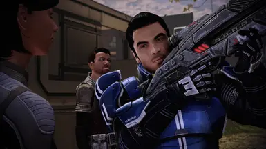 Kaidan Blue Armor with Kaidan Overhaul Patch