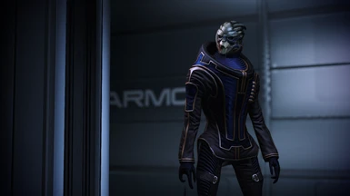 New Garrus Casual Outfit - Gold - No Visor Patch