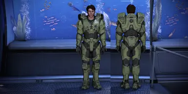 Masterchief without helmet green (version 1.0.1)