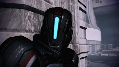 Close up of Male N7 Titan Helm