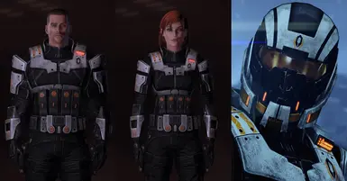 Helmetless Cerberus Ajax armor