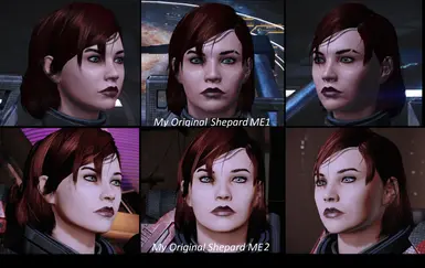 My Original Shepard ME1 and ME2