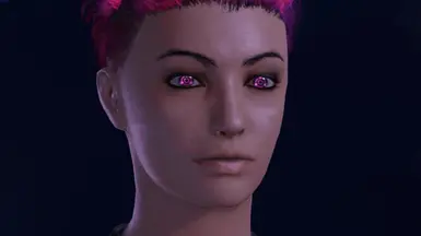 Glowing Pink Illusive Man's Eyes