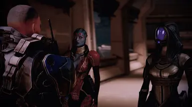 Recruiting Mordin with Samara and Tali