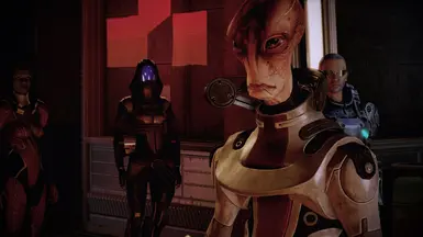 Recruiting Mordin with Samara and Tali