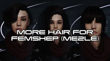 More Hair for Femshep (ME2LE)