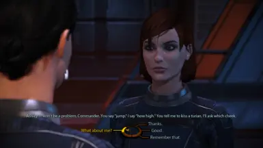 FemShep can flirt with Ashley