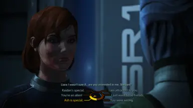 FemShep romancing Ashley, Kaidan, and Liara