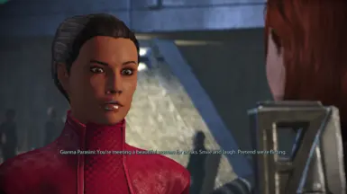 Gianna Parasini flirts with FemShep